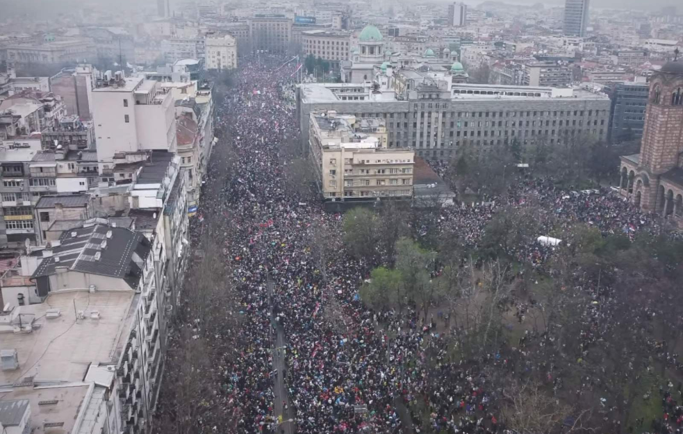 Gardijan: Najveći antirežimski protest u istoriji Srbije