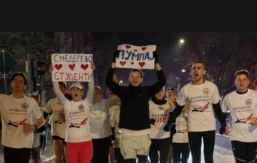 Nova akcija studenata u blokadi: Trče od Novog Sada do Brisela, nose pisma Evropskom parlamentu o situaciji u Srbiji