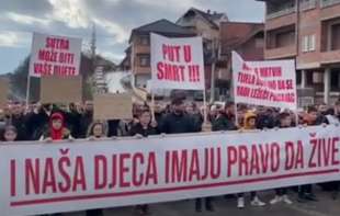 Protest u Novom Pazaru: Godinama čekaju bezbedan put, sada traže hitnu reakciju