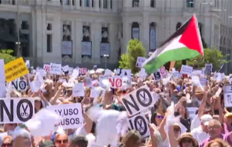 Masovni protest u Madridu protiv urušavanja javnog zdravstva