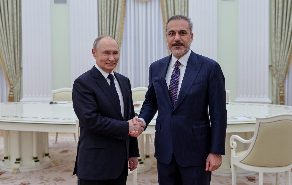 Putin se sastao sa turskim ministrom spoljnih poslova