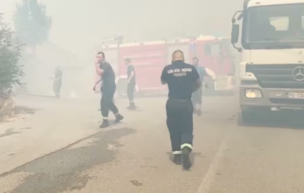 Sedmi dan požara u Crnoj Gori: Najkritičnije u Podgorici