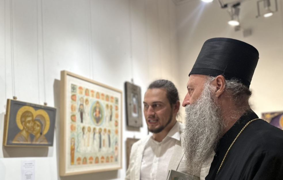 Patrijarh Porfirije otvorio međunarodnu izložbu „Svetlost Logosa“ posvećenu Svetom Savi