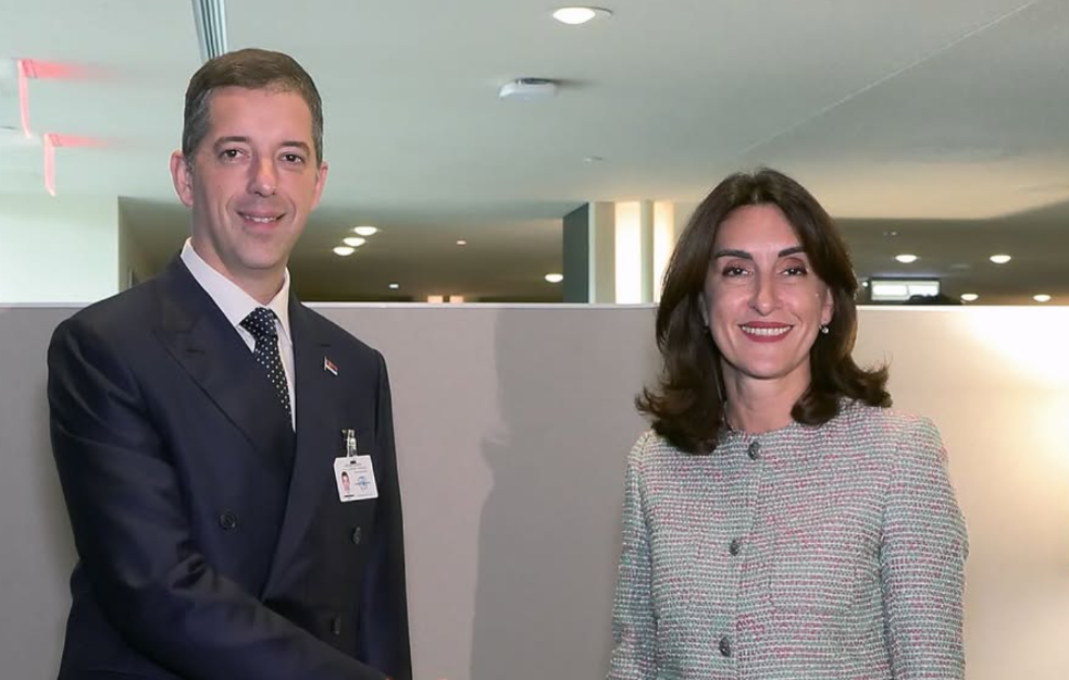 Đurić u Njujorku razgovarao sa šeficom diplomatije Gruzije o jačanju saradnje