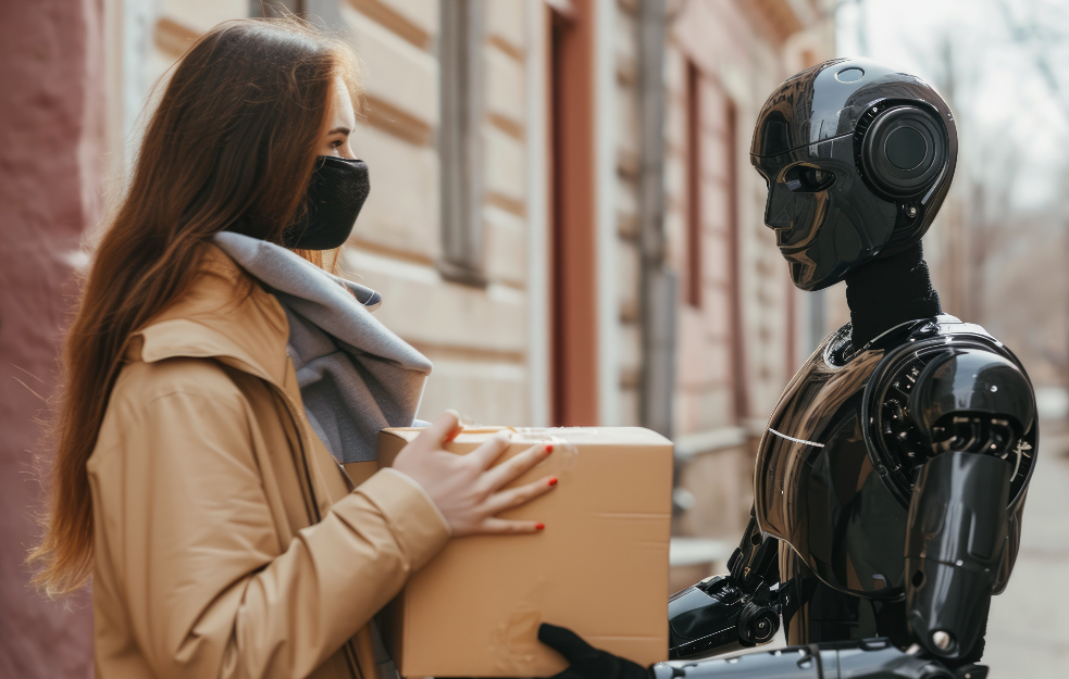 Kućna dostava robe pomoću robota