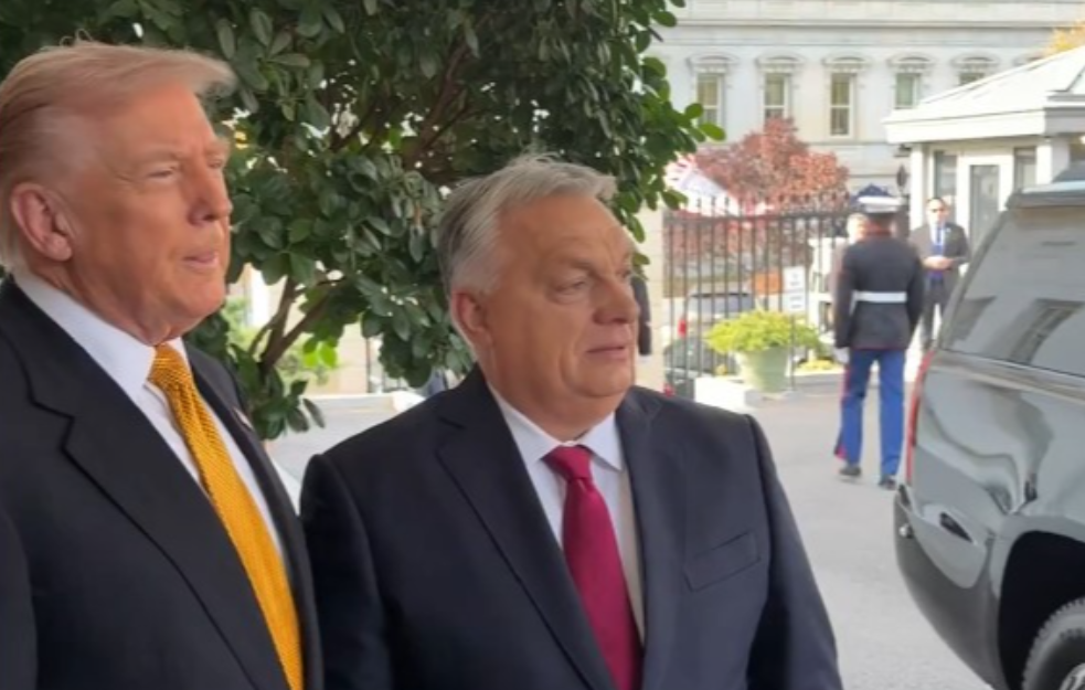 Tramp dočekao Orbana u Beloj kući, premijer Mađarske poručio da Zapad nije ujedinjen o Ukrajini (VIDEO)
