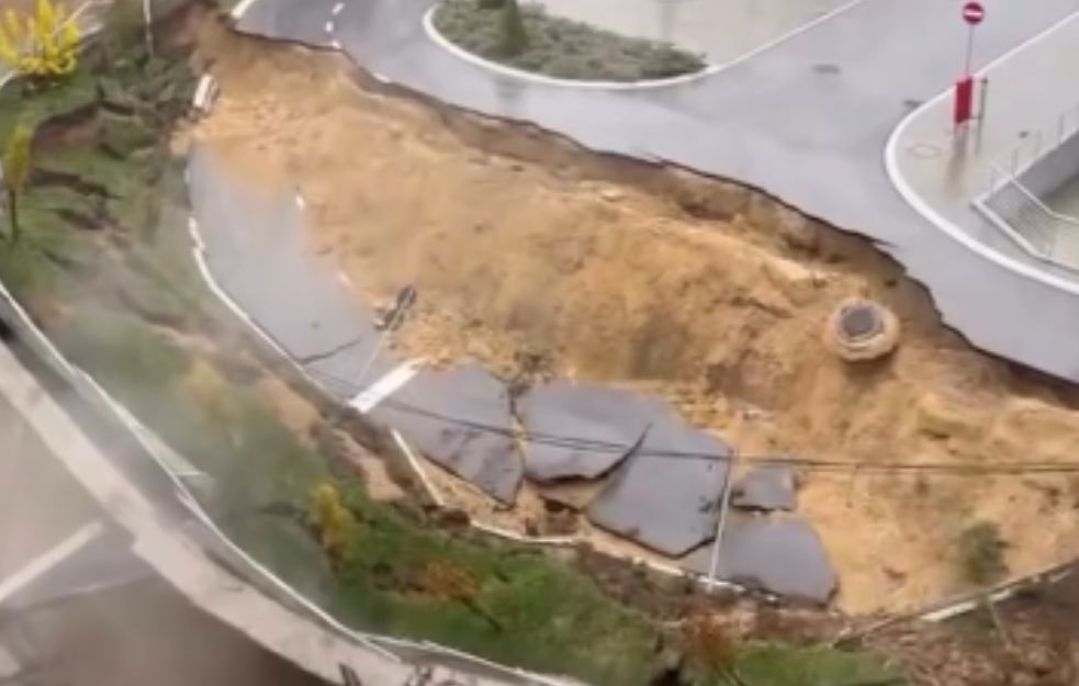 Započeta hitna sanacija terena nakon urušavanja saobraćajnice u Kragujevcu