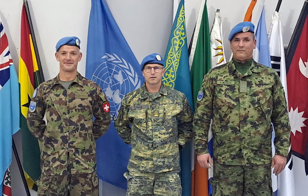 Oficir Vojske Srbije šef vojnih posmatrača na Bliskom istoku