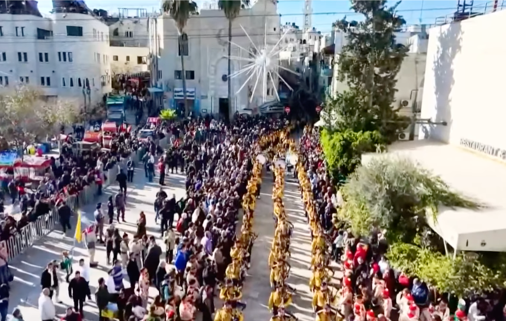 U Vitlejemu hiljade ljudi proslavilo Badnje veče prvi put od 2022. godine