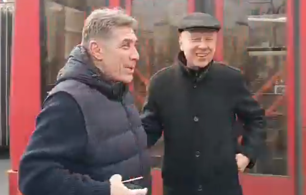 Rektor Vladan Đokić, Vladimir Dugalić i Dejan Bodiroga došli da podrže studente