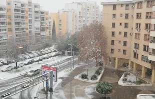 Sneg u Podgorici pada od jutros