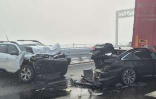 Lančani sudar sa više povređenih lica (FOTO)