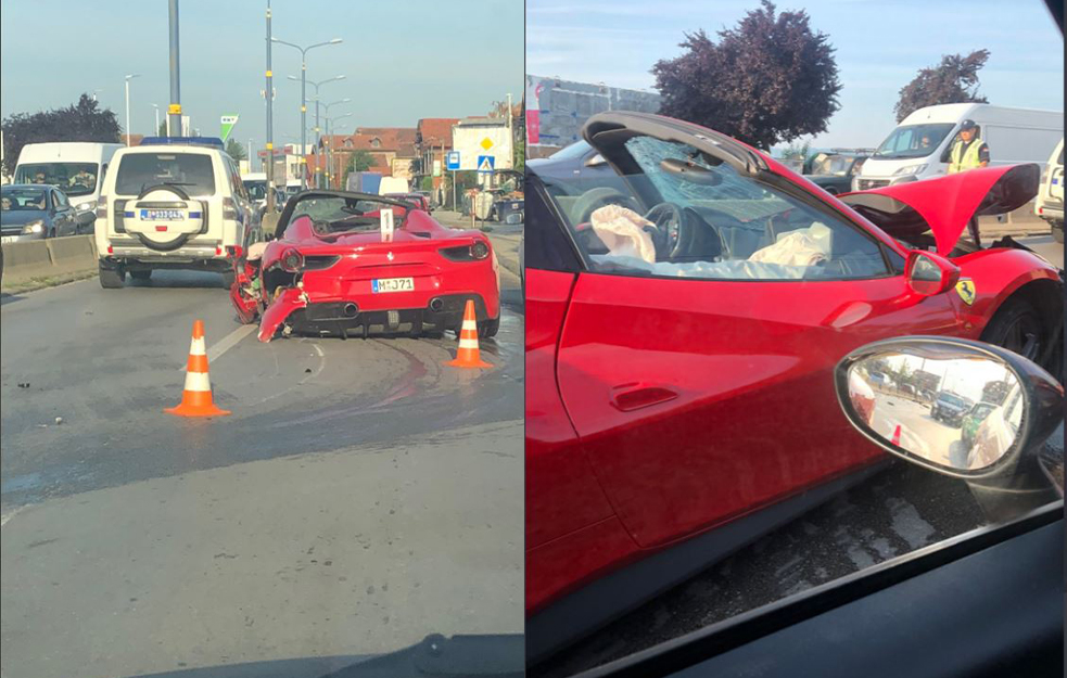 SLUPAO FERARI PA POBEGAO! Sad traži nagodbu i časti pevaljke (VIDEO+FOTO)