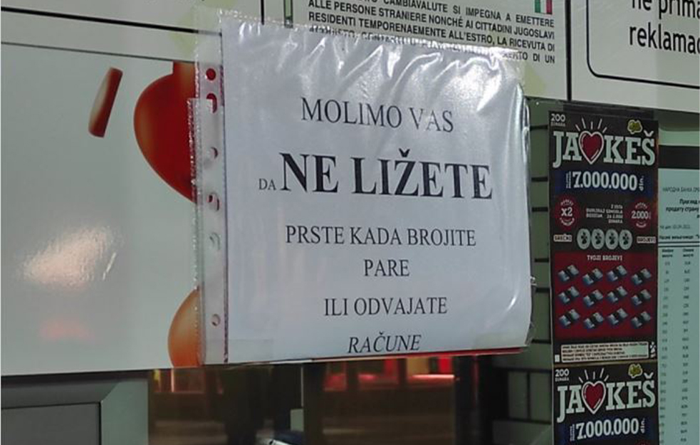 SMEŠNO ILI TUŽNO? REALNOST U SRBIJI! Bili vakcinisani ili ne: NE LIŽITE PRSTE! (FOTO)