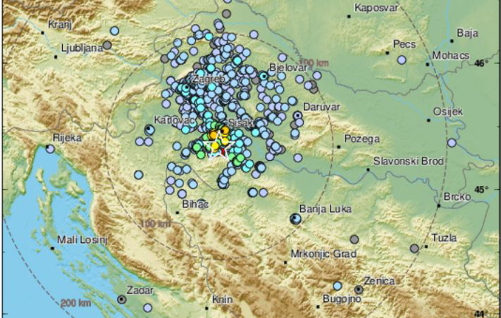 OPET TRESE U HRVATSKOJ! Novi potres pogodio Sisak